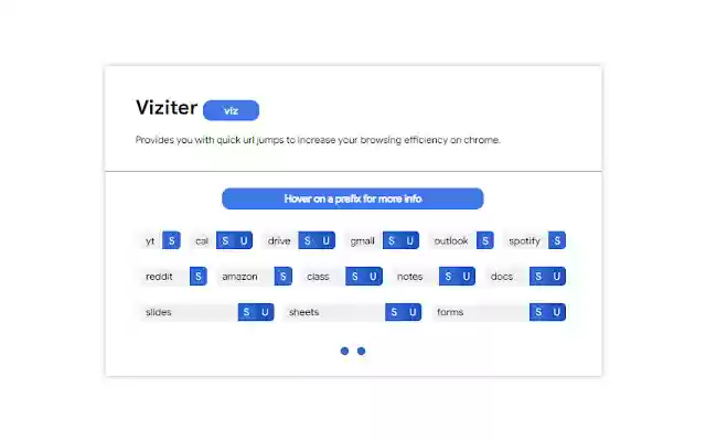Viziter from Chrome web store to be run with OffiDocs Chromium online Viziter from Chrome web store to be run with OffiDocs Chromium online