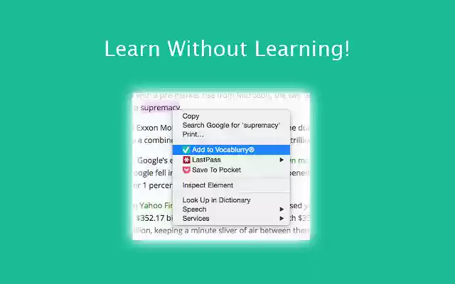 Vocablurry from Chrome web store to be run with OffiDocs Chromium online Vocablurry from Chrome web store to be run with OffiDocs Chromium online