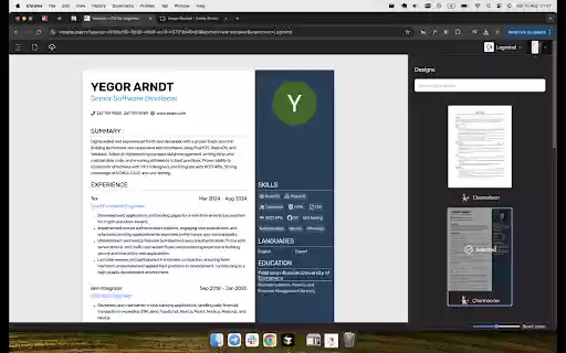 Vocatio  from Chrome web store to be run with OffiDocs Chromium online