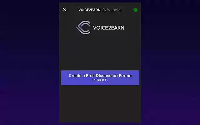 VOICE2EARN from Chrome web store to be run with OffiDocs Chromium online VOICE2EARN from Chrome web store to be run with OffiDocs Chromium online