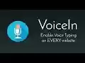Voice In Voice Typing da Chrome Web Store para ser executado com o OffiDocs Chromium online