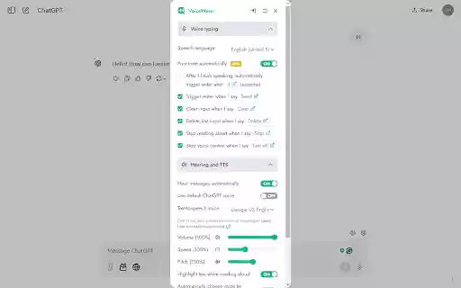 Voice Mode for AI Chatbots: Talk to ChatGPT, DeepSeek  More  from Chrome web store to be run with OffiDocs Chromium online Voice Mode for AI Chatbots: Talk to ChatGPT, DeepSeek  More  from Chrome web store to be run with OffiDocs Chromium online