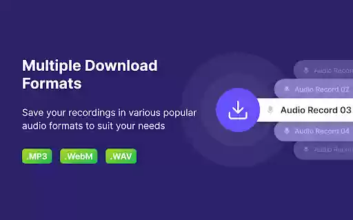 Voice Recorder (with AI Noise Cancellation)  from Chrome web store to be run with OffiDocs Chromium online