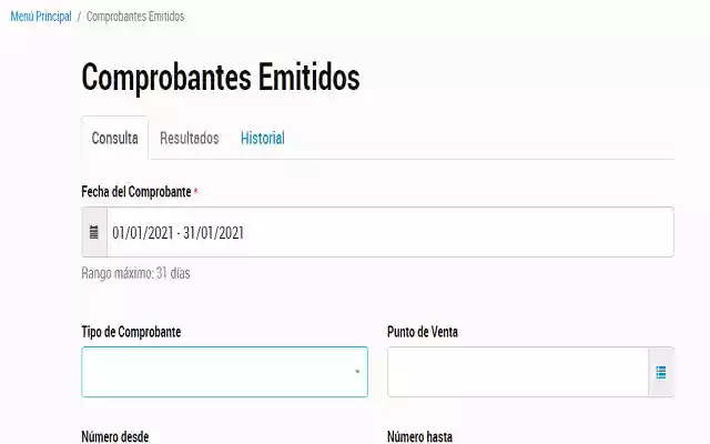 Volar MisComprobantes  from Chrome web store to be run with OffiDocs Chromium online