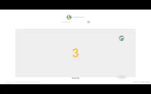 Volleyball Clicker  from Chrome web store to be run with OffiDocs Chromium online