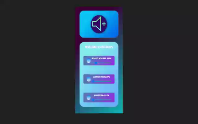 Volume Sizzler  from Chrome web store to be run with OffiDocs Chromium online