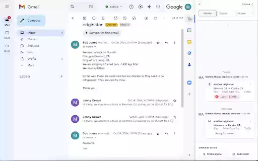 Vooma  from Chrome web store to be run with OffiDocs Chromium online