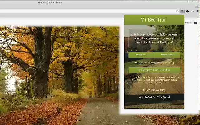 VT Beer Trail  from Chrome web store to be run with OffiDocs Chromium online