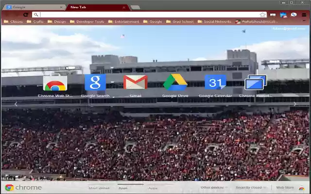 VT Lane Stadium Theme  from Chrome web store to be run with OffiDocs Chromium online