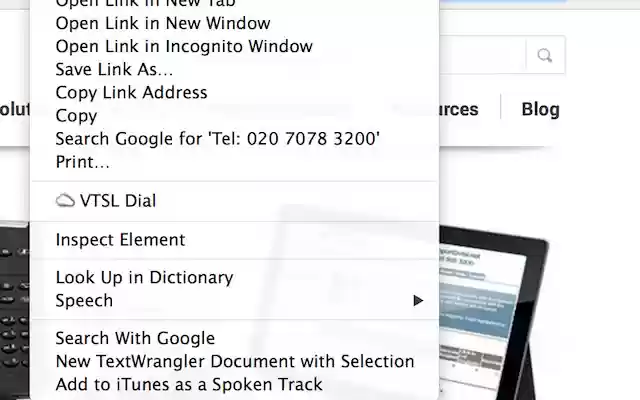VTSL Click To Dial from Chrome web store to be run with OffiDocs Chromium online VTSL Click To Dial from Chrome web store to be run with OffiDocs Chromium online