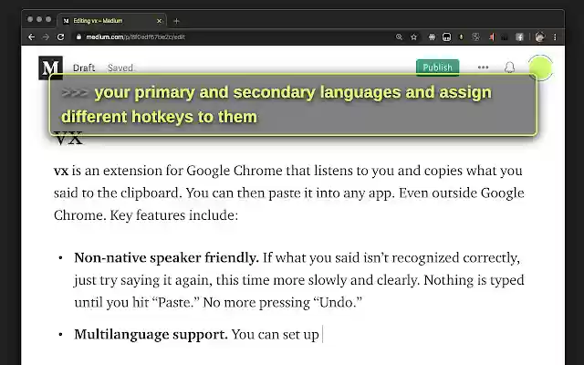vx  from Chrome web store to be run with OffiDocs Chromium online