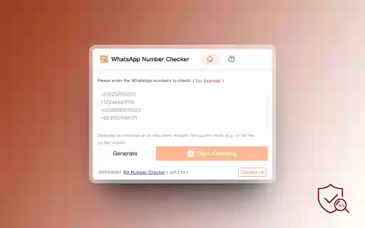 Wa2in WA Number Checker  from Chrome web store to be run with OffiDocs Chromium online