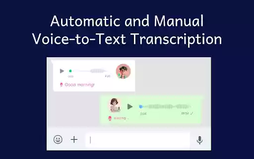 WA Audio  Voice Message to Text | WASBB.COM  from Chrome web store to be run with OffiDocs Chromium online