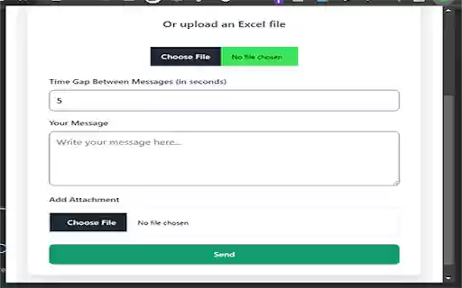 WA Bulk Message Sender easywasender from Chrome web store to be run with OffiDocs Chromium online WA Bulk Message Sender easywasender from Chrome web store to be run with OffiDocs Chromium online