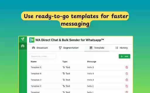 WA Direct Chat  Bulk Sender for Whatsapp™  from Chrome web store to be run with OffiDocs Chromium online