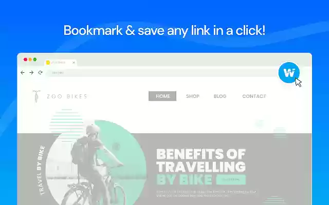 Wakelet  from Chrome web store to be run with OffiDocs Chromium online