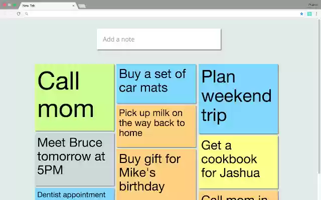 WallNote  from Chrome web store to be run with OffiDocs Chromium online