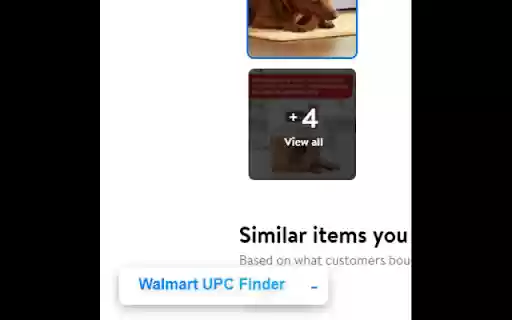 Walmart UPC Finder  from Chrome web store to be run with OffiDocs Chromium online