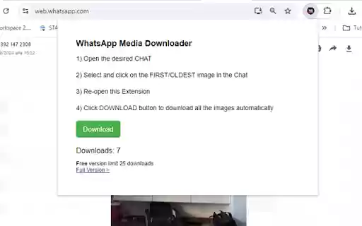 WA Media  Documents Downloader  from Chrome web store to be run with OffiDocs Chromium online