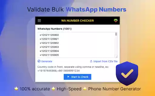 WA Number Checker Check Verify WA Number from Chrome web store to be run with OffiDocs Chromium online WA Number Checker Check Verify WA Number from Chrome web store to be run with OffiDocs Chromium online