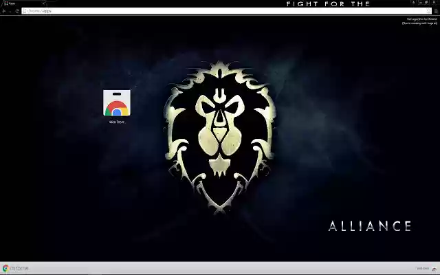 Warcraft Alliance HD Theme  from Chrome web store to be run with OffiDocs Chromium online