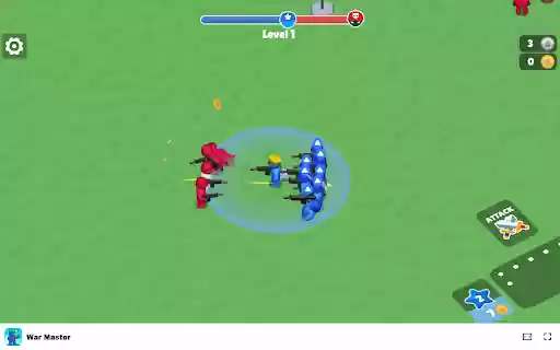 War Master Game Command your troops and conquer the battlefield!  from Chrome web store to be run with OffiDocs Chromium online