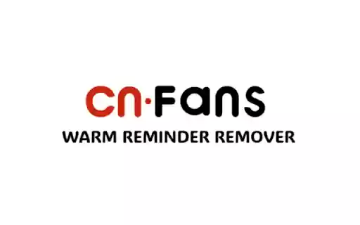 Warm Reminder Remover  from Chrome web store to be run with OffiDocs Chromium online