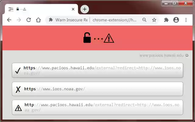 Warn Insecure Redirection from Chrome web store to be run with OffiDocs Chromium online Warn Insecure Redirection from Chrome web store to be run with OffiDocs Chromium online