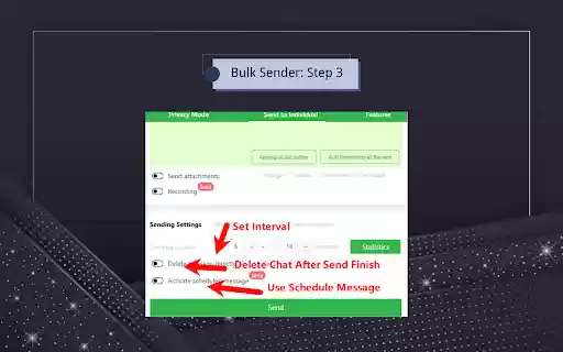WARocket Sender:Rocket Sender WAPI Sender  from Chrome web store to be run with OffiDocs Chromium online