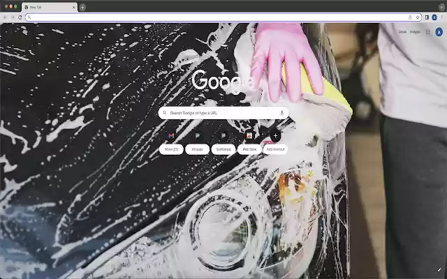 Washing Gear New Tab  from Chrome web store to be run with OffiDocs Chromium online