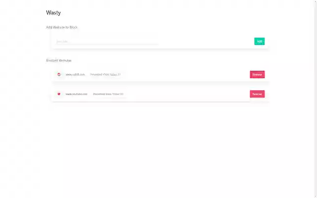 Wasty  from Chrome web store to be run with OffiDocs Chromium online