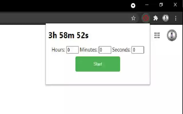 Watch Limit  from Chrome web store to be run with OffiDocs Chromium online