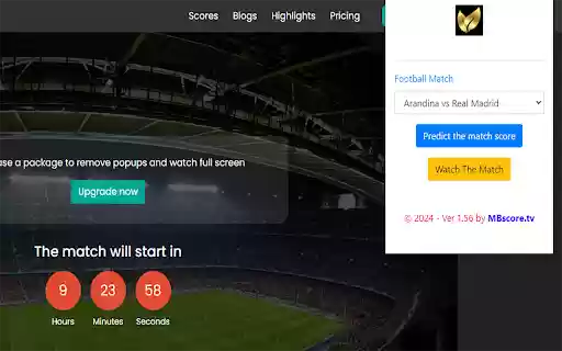 watch live football  from Chrome web store to be run with OffiDocs Chromium online