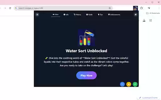 Water Sort Unblocked depuis Chrome Web Store sera exécuté avec OffiDocs Chromium en ligne