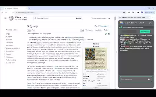 Waves Chat with new people while web surfing  from Chrome web store to be run with OffiDocs Chromium online
