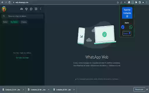 Waxi Contacts Exporter for Whatsapp Web  from Chrome web store to be run with OffiDocs Chromium online