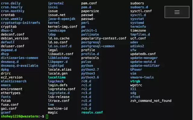 Wazaterm  from Chrome web store to be run with OffiDocs Chromium online