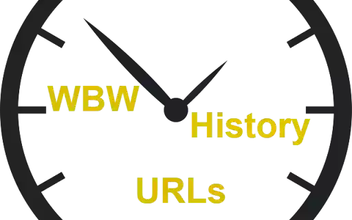 WBW History URLs  from Chrome web store to be run with OffiDocs Chromium online