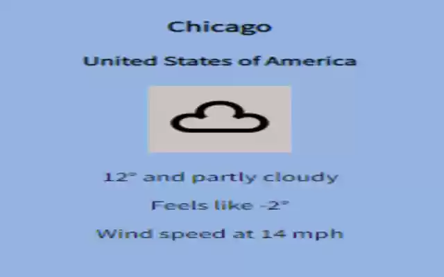 Weather Check from Chrome web store to be run with OffiDocs Chromium online Weather Check from Chrome web store to be run with OffiDocs Chromium online