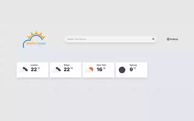 Weather Guides from Chrome web store to be run with OffiDocs Chromium online Weather Guides from Chrome web store to be run with OffiDocs Chromium online