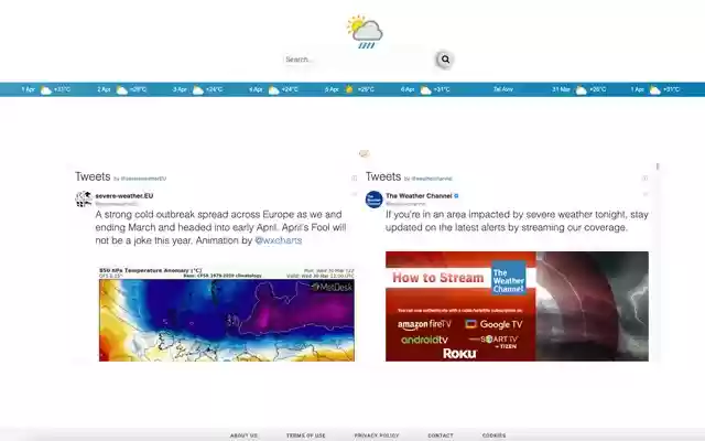 Weather Meter  from Chrome web store to be run with OffiDocs Chromium online