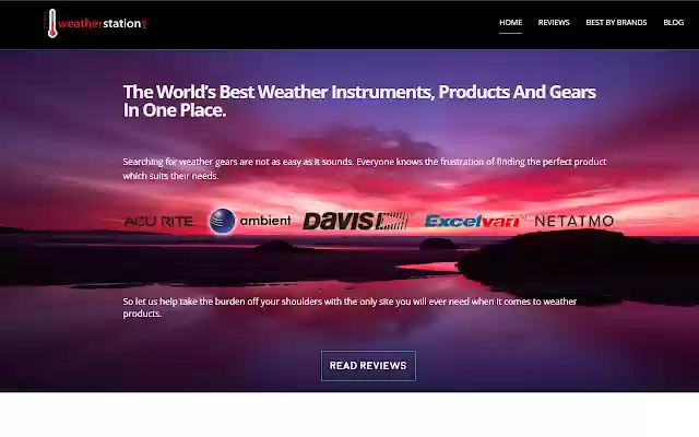 Weather Station Reviews  from Chrome web store to be run with OffiDocs Chromium online
