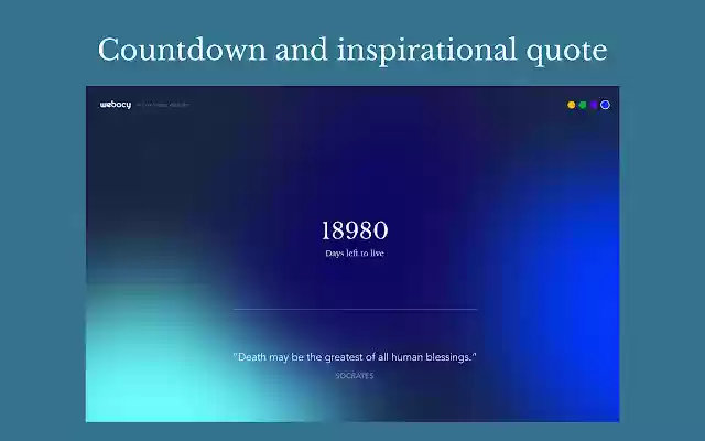 Webacy Counter and Motivational Plugin  from Chrome web store to be run with OffiDocs Chromium online