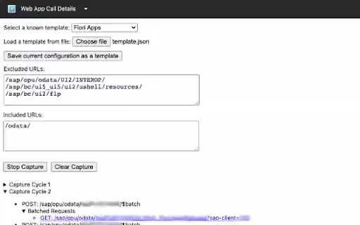 Web App Call Details  from Chrome web store to be run with OffiDocs Chromium online