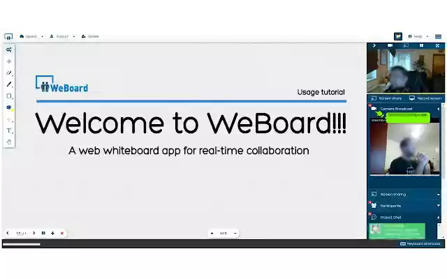 WebBoard Screen Capturing  from Chrome web store to be run with OffiDocs Chromium online