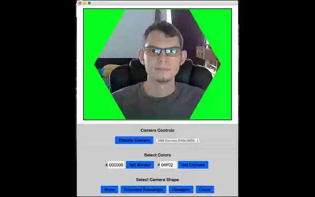 Webcam Effects for Streaming  from Chrome web store to be run with OffiDocs Chromium online