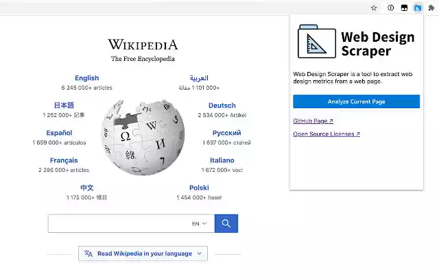 Web Design Scraper from Chrome web store to be run with OffiDocs Chromium online Web Design Scraper from Chrome web store to be run with OffiDocs Chromium online
