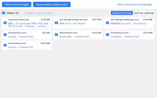 web document  from Chrome web store to be run with OffiDocs Chromium online