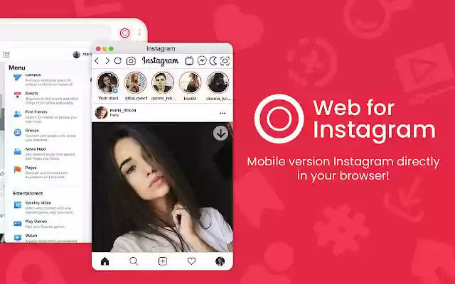 Web for Instagram™  from Chrome web store to be run with OffiDocs Chromium online