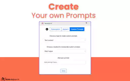 WebHelper.AI  from Chrome web store to be run with OffiDocs Chromium online